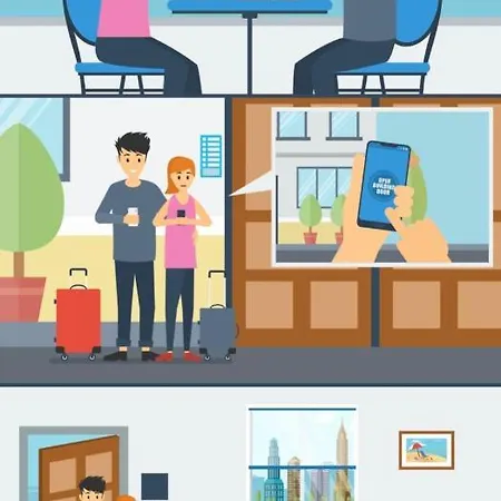 Apartment Stop&go Station House Self Check-in 24-24 City-fiera